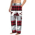 thumbnail image 2 of Balery Men'S Buffalo Plaid Forest Pants,Sleepwear Pants,Pajama Pants,Pj Bottoms Drawstring And Pockets-Small, 2 of 9