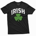 thumbnail image 3 of Irish St. Patrick's day shirt Clover Shamrock Saint Patricks day Tee Ireland patriotic shirt (Large Military Green), 3 of 7