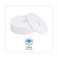 thumbnail image 5 of Boardwalk Standard 13-Inch Diameter Polishing Floor Pads, White, 5 of 6