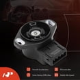 thumbnail image 3 of A-Premium TPS Throttle Position Sensor Compatible with Hyundai Santa Fe 2003-2006 3.5L, XG300 2001, XG350 2002-2005 & Kia Amanti 2004-2006, 3 of 6