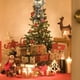 thumbnail image 4 of 45*45cm yellow Navidad transparente brillante arco árbol de Navidad decoración adorno de Navidad con cinta ligera Bowsliver, 4 of 5