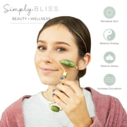 Simplify Bliss Jade Dual Sides Facial Roller Massager