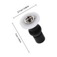 thumbnail image 4 of FESTFENDS 6Ud Accesorios Para Asiento De Inodoro Tornillos Negros Resistentes Para Con Fijación Duradera, 4 of 5