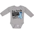 thumbnail image 3 of Inktastic Our Family Fights Together ALS Awareness Boys or Girls Long Sleeve Baby Bodysuit, 3 of 5