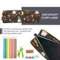 thumbnail image 5 of Fotbe Gnome Insect Frog Pattern Leather Pencil Case, Pencil Pouch with Durable Zipper, Compact and Stylish Organizer for Stationery, Art Supplies, Travel Essentials, 5 of 7