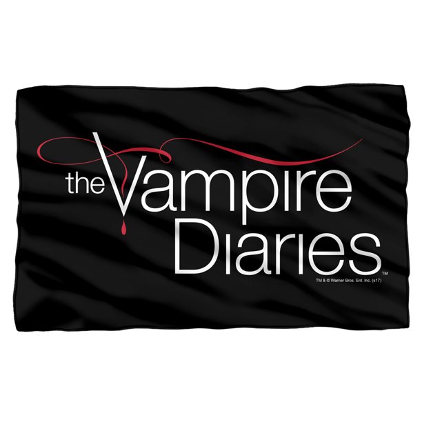 Vampire Diaries Tvd Logo Fleece Blanket 36' x 58',Tvd Logo