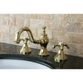 thumbnail image 2 of Kingston Brass KC7162TX 8 in. Widespread Bathroom Faucet, Polished Brass, 2 of 4
