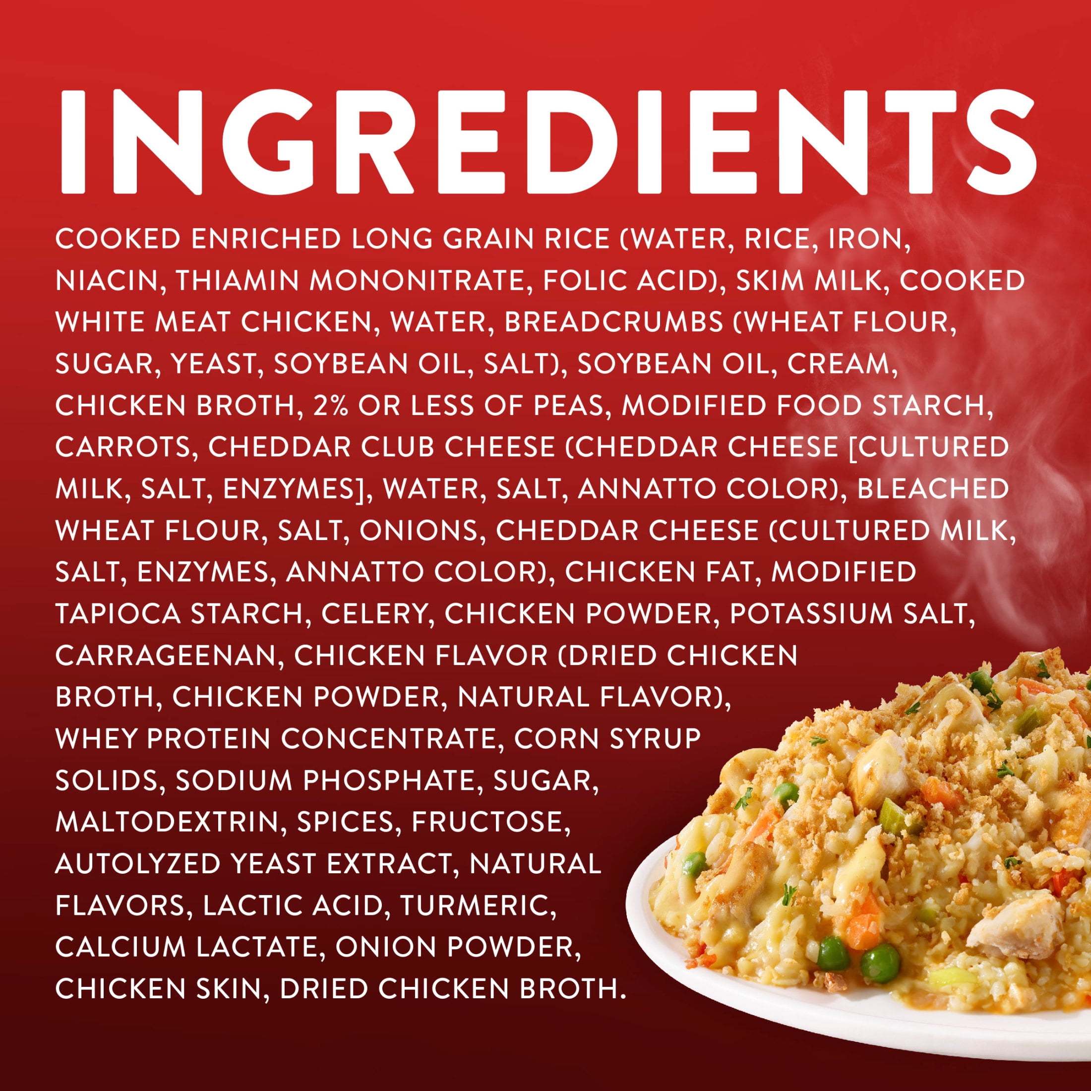 Stouffer’s Grandma’s Chicken and Vegetable Rice Bake, Family Size, Frozen Family Dinners 36 oz