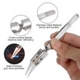 thumbnail image 4 of Pinzas para soldar electrónicas con punta de cerámica, 5 unidades, mandril de precisión antiestático resistente a ácidos inversos, como se muestra, como se muestra, 4 of 5