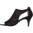 thumbnail image 2 of Style & Co. Womens Haddiee Open Toe Classic Pumps, Black, Size 9.5, 2 of 4