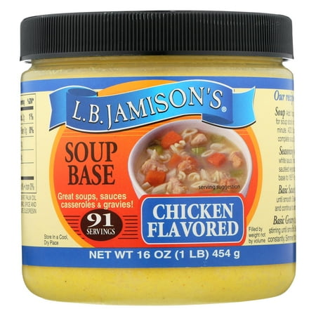 - Jamison Soup Base - Chicken - Case Of 6 - 16 Fl Oz