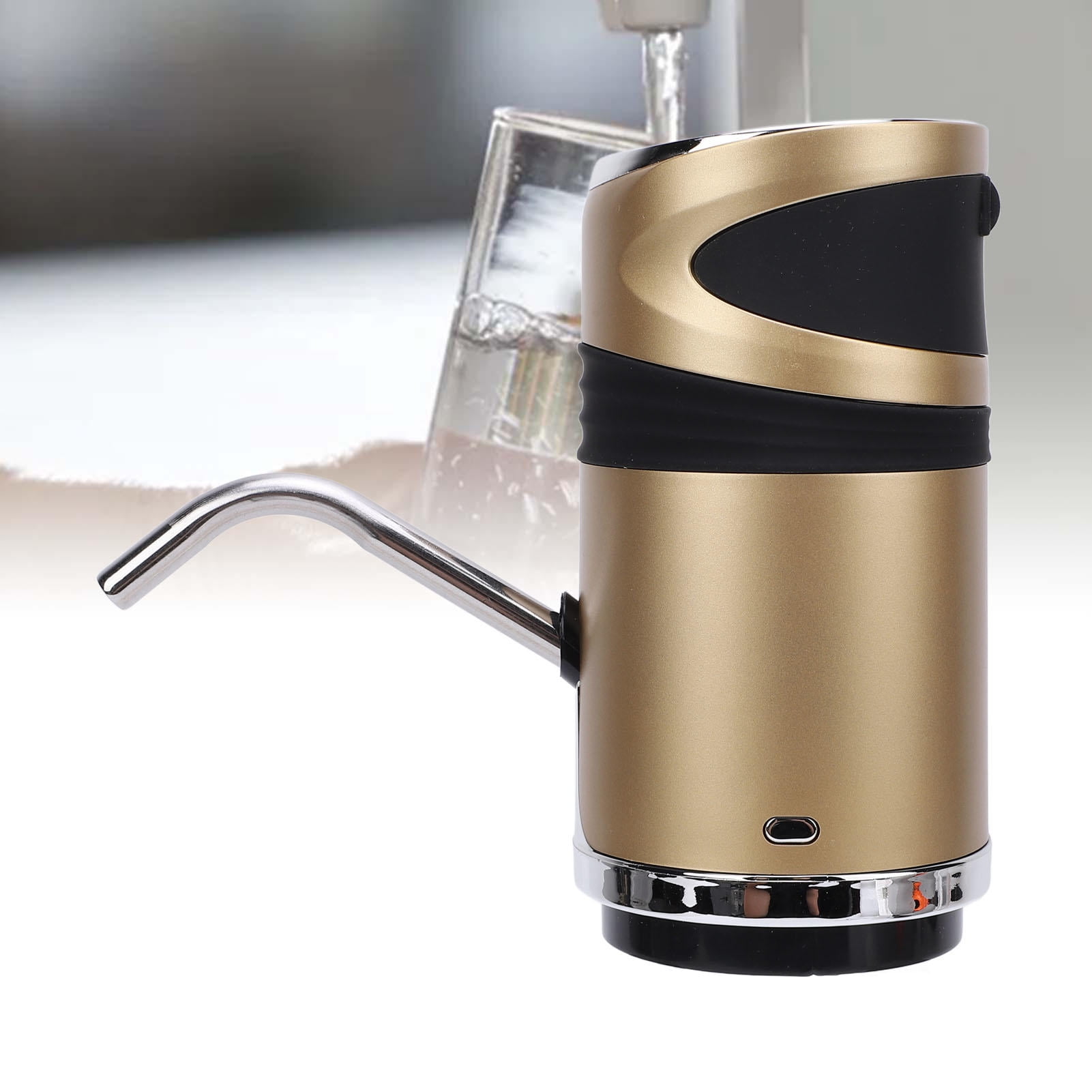Suodoka 1200mAh USB Water Bottle Pump – Electric Dispenser with Child Lock, Quick‑Release, Portable for Home, Dorm, Office