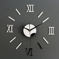 thumbnail image 4 of DIY Wall Clock Silent 3D Acrylic Sticker Roman Numbers Adhesive Modern Art Wall Clock Parts Kit, 4 of 5