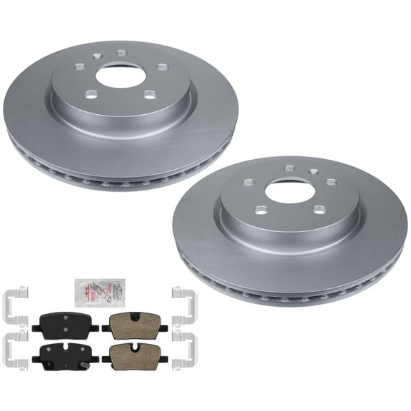 Rear Coated Disc Brake Rotors & Disc Brake Pads For Cadillac CT5 2020-2023