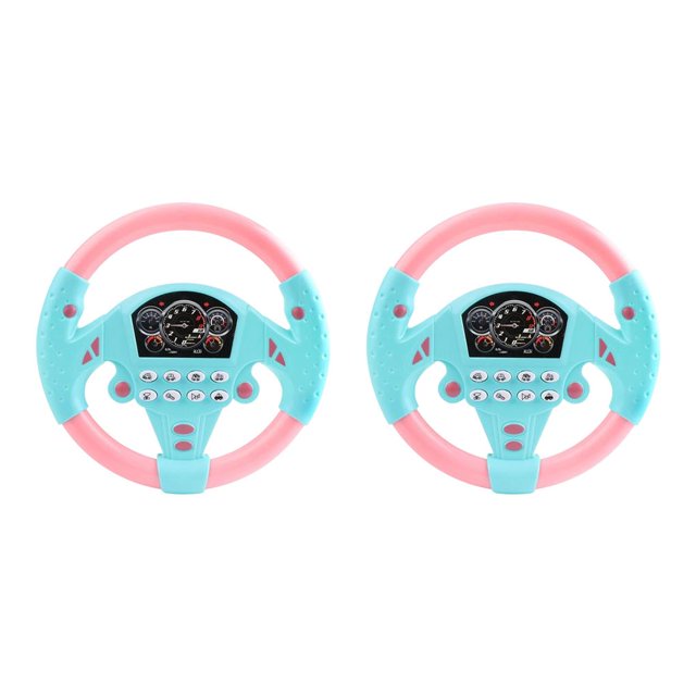 Tholdsy Simulated Driving Controller Simulation game Pretend Birthday for 2piezas rosa Tipo 1