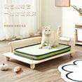 Pet bed Wooden large dog sofa bed 0fftheground moistureproof kennel