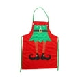 thumbnail image 3 of Christmas Apron Adjustable Festive Decorative Apron for Women Cleaning Bib Apron Rojo, 3 of 9