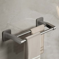 Bathroom Towel Rack,Bathroom Towel Bars,Towel Shelf,Wall Mounted Lavatory Towel OrganizerDouble Bath Towel Bar,304 Stainless Steel Thicken Towel Rack for Bathroom,Towel Brushed Finished Wall Mount