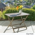 thumbnail image 3 of Christopher Knight Home Positano Outdoor Acacia Wood Folding Dining Table by, 3 of 5
