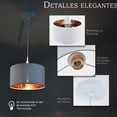 thumbnail image 3 of Lampara Colgante Owl iluminacion luz vic blanca, 3 of 4