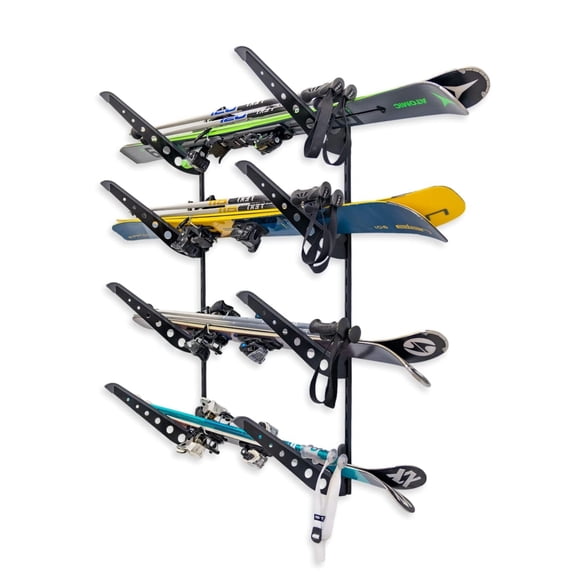 Adjustable Ski Rack Wall Mount Storage Organizer Ski Equipment