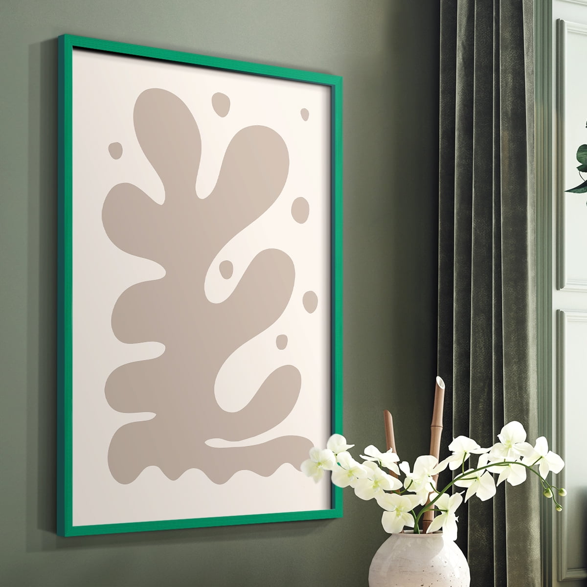 Matisse CCLV in Solid Wood 11 x 14 Framed Print