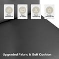thumbnail image 4 of LAUSAINT HOME 7 Pieces Patio Conversation Set, Outdoor Sectionals with 6 Chairs and 1 Coffee Table, Gray Cushions, 4 of 7