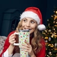 thumbnail image 3 of 40 oz Christmas Tumbler with Handle, Stainless Steel Xmas Holiday Christmas Insulated Tumblers for Women with Lids and Straws Water Bottle, 3 of 7