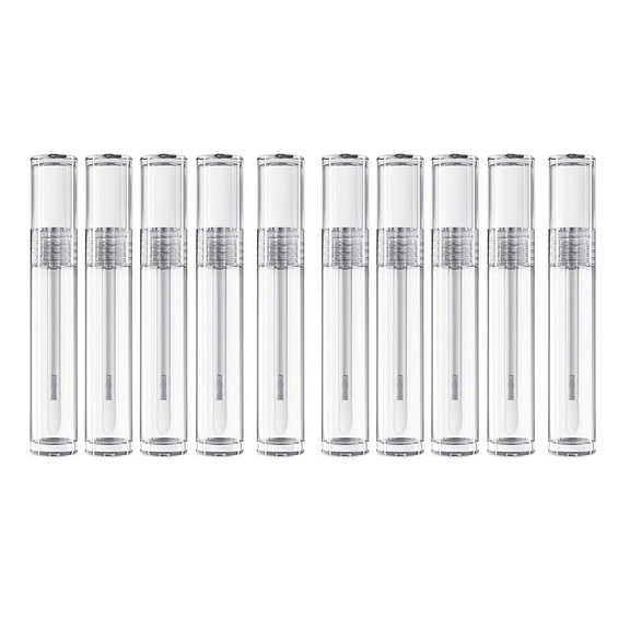 10 Pcs 5ml Empty Lip Gloss Tubes Lip Gloss Containers Clear Lip Balm Bottles Refillable Lip Gloss Containers for Woman