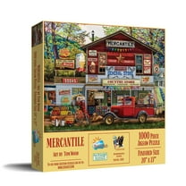 SUNSOUT INC - Mercantile - 1000 pc Jigsaw Puzzle by Artist: Tom Wood - Finished Size 20" x 27" - MPN# 29767