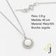 thumbnail image 2 of Collar De Sol Con Rayos De Zirconia Para Mujer De Plata 925 Plateado, 2 of 5