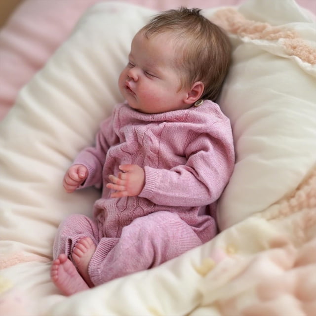 Muñeca Reborn WOOROY, realista, 45 cm, para niña de 3 años o más