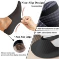 thumbnail image 4 of No Show Socks Men Non Slip Low Cut Thin Socks for Loafers Boat 6 Pairs, 4 of 5