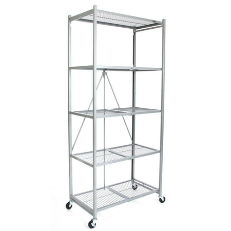 Origami 5 Tier Collapsible Household General Purpose Shelf and Rack