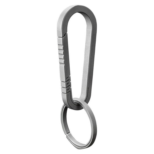 Heavy Duty Belt Key Holder Titanium Alloy Key Chain Belt Clip Outdoor Key Ring
