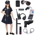 thumbnail image 1 of Disfraz de Spooktacular Creations, oficial de policía, niña de 10 a 12 años, 1 of 7