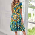 thumbnail image 2 of Fashion A-Line Dress for Women CIENVNSTG Flowy Summer Dress Perfect for Casual Outings or Parties, 2 of 6
