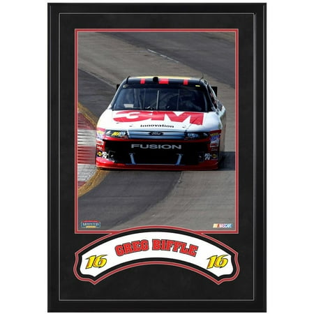 Greg Biffle Framed Iconic 16" x 20" Photo with Banner - Fanatics Authentic Certified