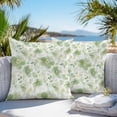 thumbnail image 4 of Outdoor Pillow Cover Sage Green Flowers Set of 2 Waterproof Throw Pillowcases Watercolor Floral Leaf Decorative Patio Furniture Pillows for Couch Garden Indoor & Outdoor Use, 4 of 9