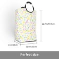 thumbnail image 3 of KLL Colorful Dandelion Laundry Hamper,Large Canvas Fabric Lightweight Storage Basket Toy Organizer Dirty Clothes Collapsible Waterproof, 3 of 6