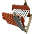 thumbnail image 4 of 8.2ft 10 Steps Orange Wall Mounted Loft Narrow Wall Ladder Wall Mounted Attic Ladder Pull Down Attic Stairs, 4 of 8