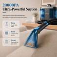 thumbnail image 2 of PrettyCare Portable Carpet Cleaner Machine, 20Kpa Carpet Shampooer for Deep Cleaning, Upholstery & Pet Stain Remover,BY32A, 2 of 8