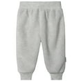 thumbnail image 2 of 4-Pack Baby Boys Navy Gingham Fleece Pants, 2 of 7