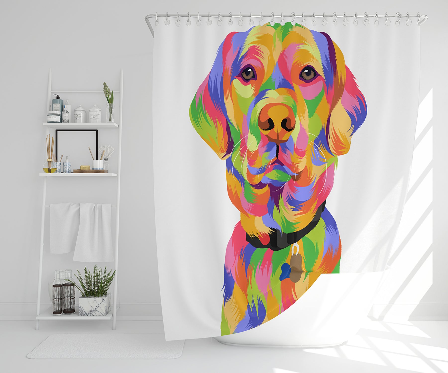Amazing Illustration Pop Art (Shower Curtain)