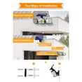 thumbnail image 6 of Solar Lights Outdoor Motion Sensor | 3-Head Security LED Fixture | 122 LEDs | 6500K Brightness | IP65 Waterproof | Adjustable Wide-Angle | Solar Powered | Garage Yard Patio Entryway | 28.57cm, 6 of 9