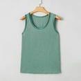thumbnail image 2 of snilers Women's Tank Tops Sleeveless Crewneck Loose Fitted Tees Trendy Casual Summer Outfits Going Out Shirts Multicolour, 2 of 7