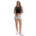 thumbnail image 7 of DARING DIVA Women's High Low Sleeveless Flowy Tank Top Athletic Yoga Workout Shirt S Black, 7 of 7
