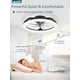 thumbnail image 5 of Ventilador de techo LEDIARY de 20 pulgadas con luz regulable y control remoto mediante aplicación, 5 of 8