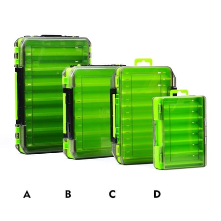 Portable Double Sided Tackle Box for Easy Fishing Lure and Accessory Storage