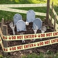thumbnail image 5 of Aurorax Halloween Decorations Outdoor,Halloween Warning Tape Decor Glow in the Dark Fluorescent Fall Decorations for Home Outdoor Green, 5 of 6